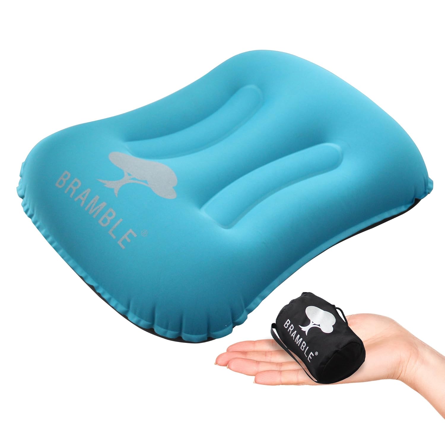 Bramble Almohada de Bolsillo Portátil Ideal para Acampada Viajes Deportes y Actividades
