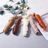 WANDIC 10 Pcs High-Temperature Wire Curls Wig for Doll Making - 10 Colors view 5