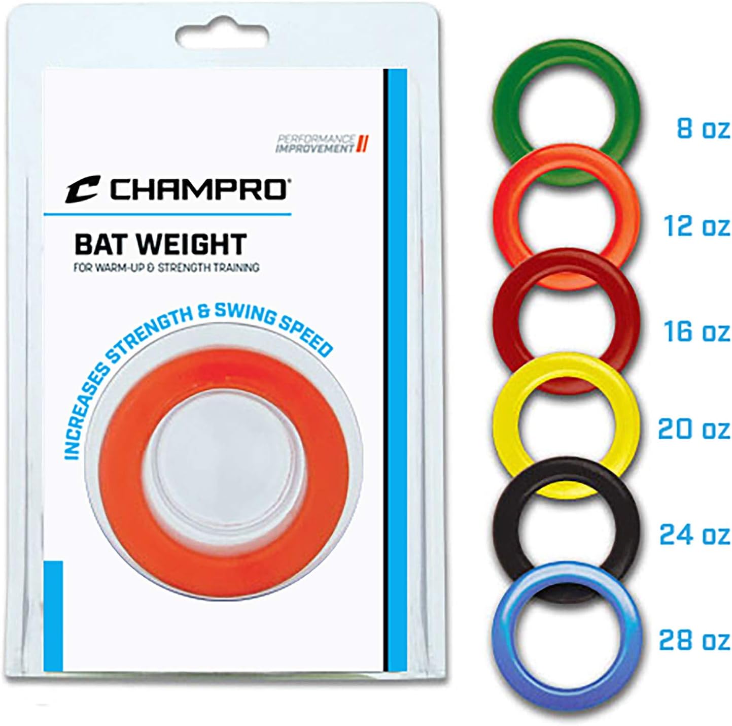 Champro Bat Weight Blister Pack, Batting Weights Amazon Canada