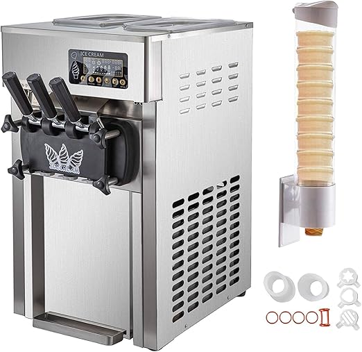 Amazon Com Vbenlem Commercial Soft Serve Ice Cream Maker 4 7