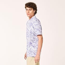 Oakley Men's Jacquard Polo, Duality Swirl New