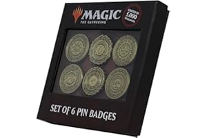 FANATTIK Magic The Gathering 6-Piece Limited Edition Mana Symbol Pin Badge Set