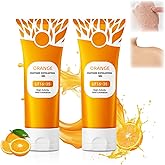 2Pcs Orange Exfoliating Gel For Face & Body,2026 Exfoliating Cleansing Gel Scrub,Pore Orange Peeling Scrub,Deep Clean Pores,Remove Blackheads & Moisturize Skin,All Types Skin