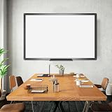 VIZ-PRO Magnetic Drywipe Whiteboard 120 x 90 cm with Frame and Tray view 6