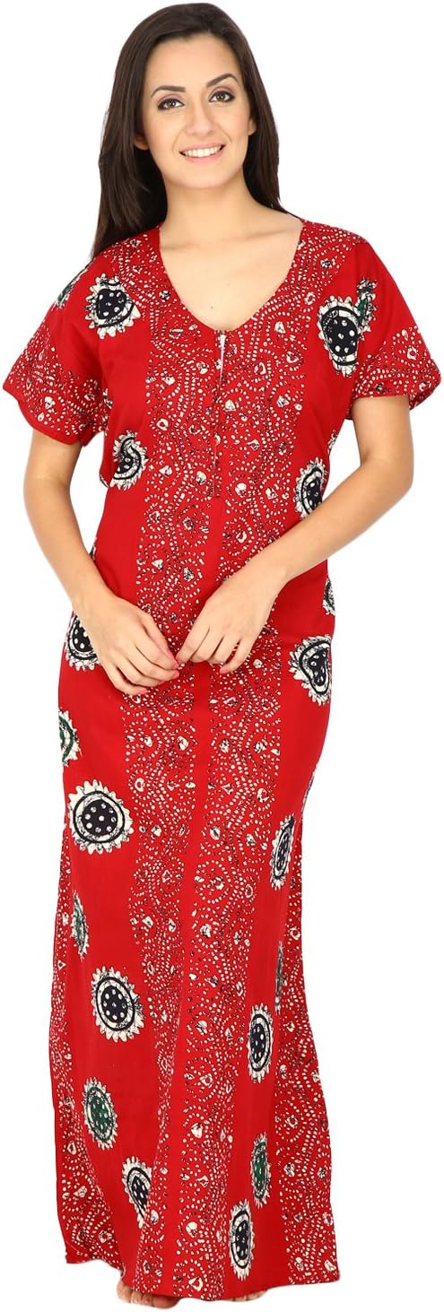 Secret Wish Women's Cotton Nighty Nightdress Free Size