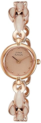 Analog Gold Dial Womens Watch-NK2444WM05