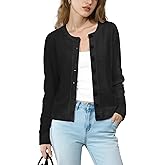 Urban CoCo Women's Button Up Cardigan Sweater Long Sleeve Knit Sweaters Jacket