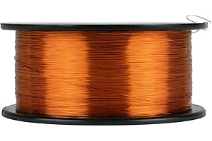 BAAUYE TEMCo 31 AWG Copper Magnet Wire - 1 lb 3950 ft 200°C Magnetic Coil Winding