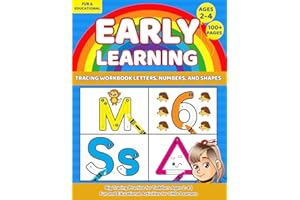 Early Learning Tracing Workbook: Letters, Numbers, and Shapes: Big Tracing Practice for Toddlers Ages 2-4 | Fun and Educational Activities for Little Learners