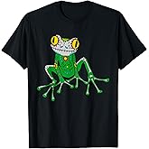 Frog Day Of Dead Mexican Toad Lover Frog Sugar Skull T-Shirt