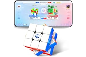 GAN i Carry 4 Speed Cube 3x3, Smart Magnetic Connected Speedcube with Online Competition Practice via CubeStation APP, Brain 