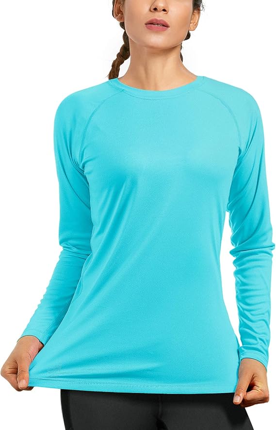 isnowood Women's UPF50+ Long Sleeve UV Sun Protection Shirts Quick Dry