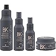 Kit Brazilian Keratin Treatment Ecosmetics BK | Progressive Brush | Straightening & Smoothing System | Volume Reducer. 1000ml/500ml/250ml/250ml