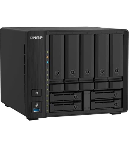 QNAP NAS　TS-433　Western Digital 4TB HDD QNAP TS-433-4G NAS de 4 compartimentos com capacidade de