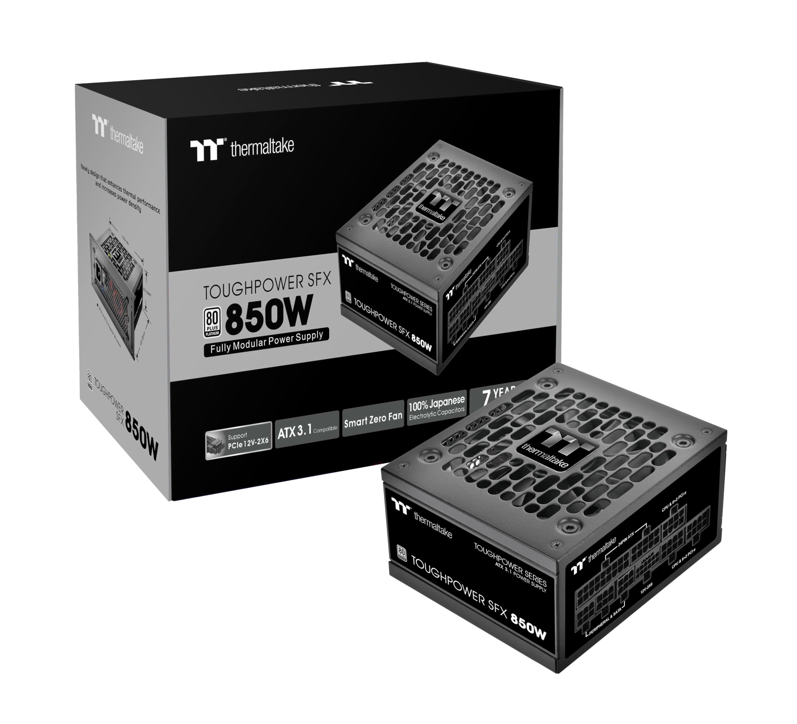 Thermaltake Toughpower Sfx 850W, Atx 3.0, Pcie 5.0, 80 Plus Gold, Full Modular, Uk Specifications