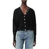 AllSaints Womens Honor V Cardigan Chalk White Size Medium