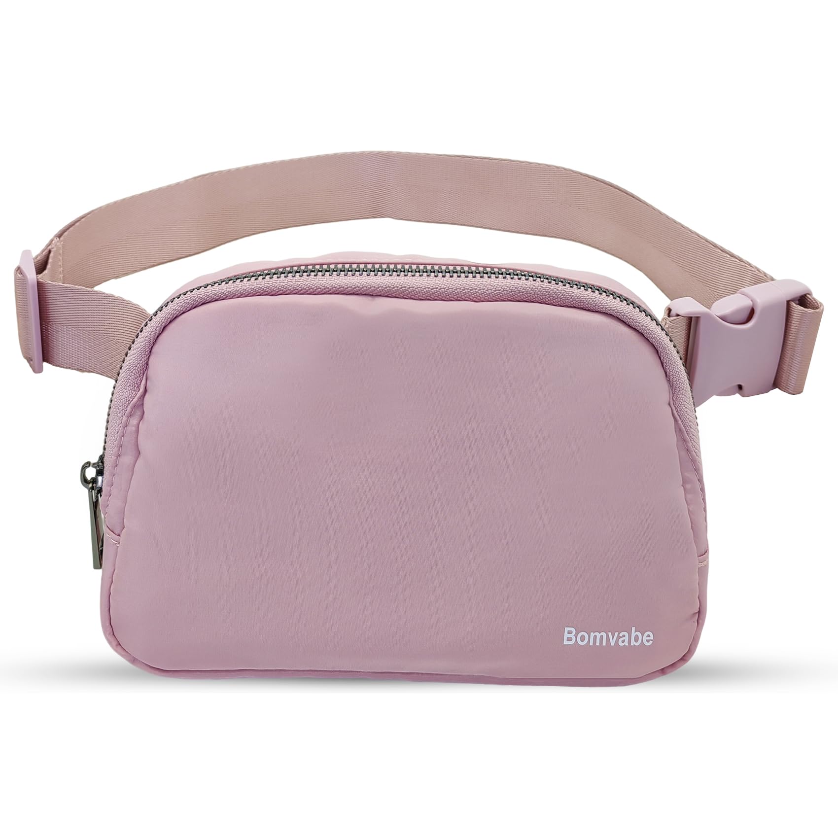 Bomvabe Pink Fanny Pack for Women Teens Girls, 1L Everywhere Belt Bag with Adjustable Strap 32" to 51", Small BumBag for Ladies with Multi Pockets, Crossbody Bag Lightweight for Travel Sport Running — image 1