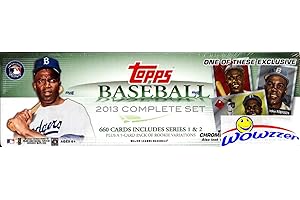 2013 Topps MLB Baseball EXCLUSIVE MASSIVE 666 Card Factory Sealed Retail Factory Set. Includes all Series 1 and 2 Cards plus 5 Bonus Rookie Variation Cards!