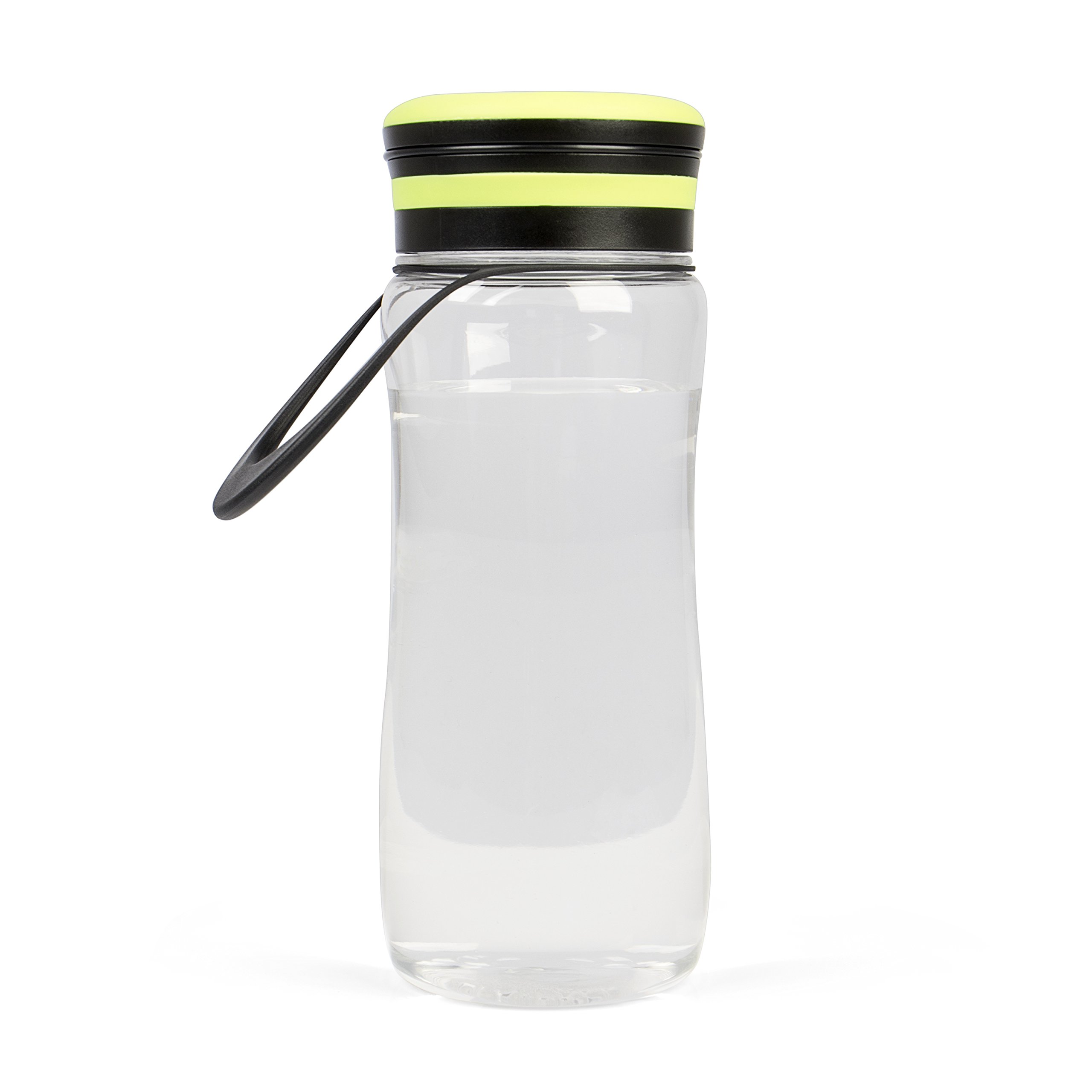 Gregster Outdoor Solar LED 600 ml BPA Free Plastic Water Bottle – 100 Lumens – USB Connection – Perfect for Camping, Hiking, Cycling – Rechargeable Battery