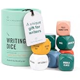 Two Tumbleweeds Writing Dice - Story Prompts to Beat Writer's Block | A highly giftable creative writing tool for Teens &amp; Adults &ndash; Gift for Authors, Teachers &amp; Storytellers &ndash; Set of 9 Dice