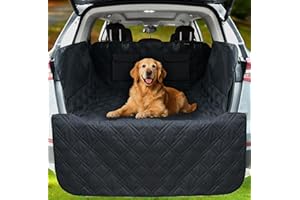 snugcubby Dog Cargo Liner for Dogs SUV 53x80 Pet Cargo Liner Trunk SUV Cargo Liner with Side Walls Protectors