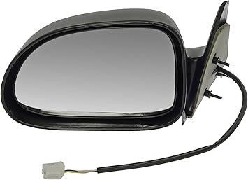 Textured Black Manual Mirror For 1997-2004 Dodge Dakota Driver Side 5 x 7 in