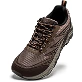 HOBIBEAR Men's Trail Hiking Shoes Wide Fit - Lightweight Low Top Breathable Sneakers for Walking, Trekking & Outdoor Adventure