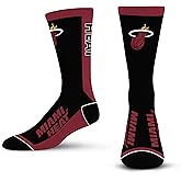 For Bare Feet NBA Unisex Nba Mvp Crew Sock