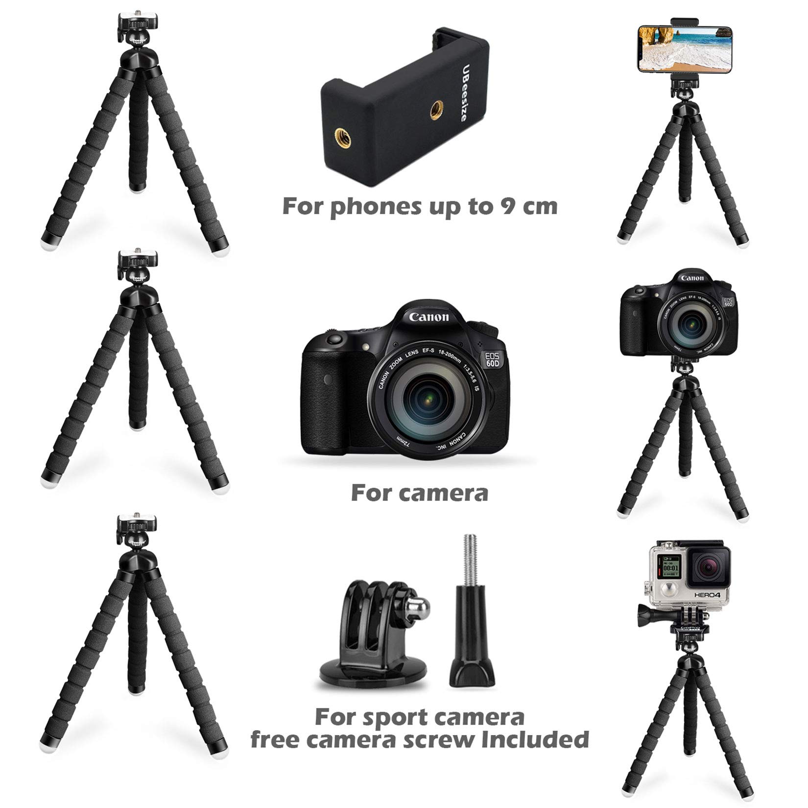 Mua UBeesize Tripod S, Premium Flexible Tripod with Wireless Remote