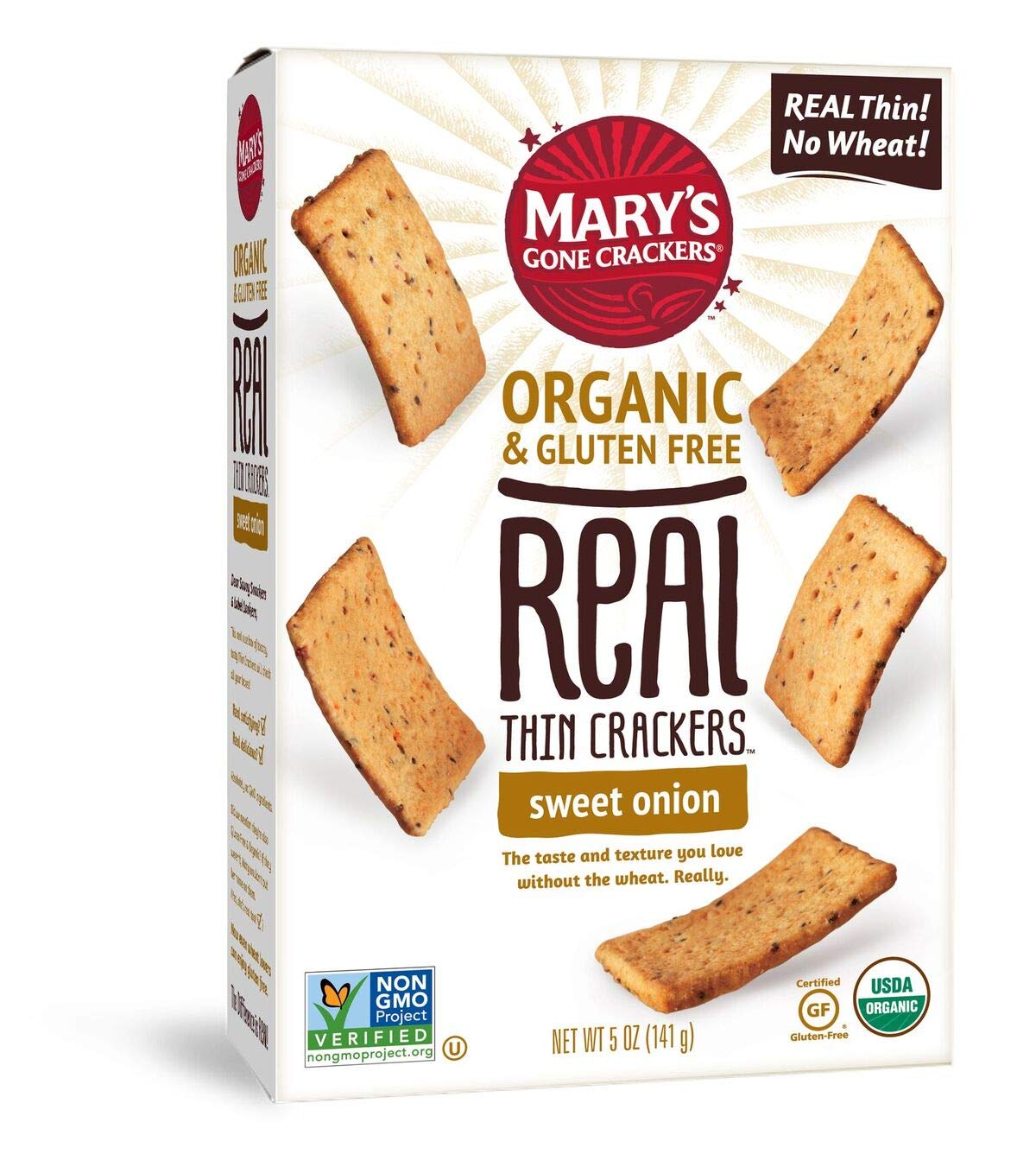 Mary's Gone Crackers Real Thin Crackers, Made with Real Organic Whole