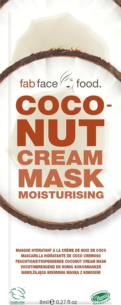 Montagne Jeunesse Fab Face Food Coconut Cream Moisturising Mask 8ml