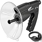 HAUSBELL Parabolic Listening Kit-Bionic Ear &amp; 8X Monocular with Headphones | Designed ages 6-80.Hear 160ft away,wind noise reduced.STEM gift for kids,outdoor camping,bird watching.One-hand record &amp;play.
