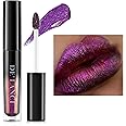 oygcee Chameleon Liquid Lipstick Purple Brown Green Color,Shimmer Metallic Colourful Lip Gloss for Women Girls Lips Makeup Gift,Hydrating Waterproof and Long Lasting Lip Stick Shiny,Talc-Free,#6