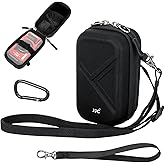 Hard Belt Camera Travel Case with Shoulder Strap Carabiner,Compact Camera Pouch for G7X Mark II Olympus TG-7 TG-6 TG-5 Ricoh 