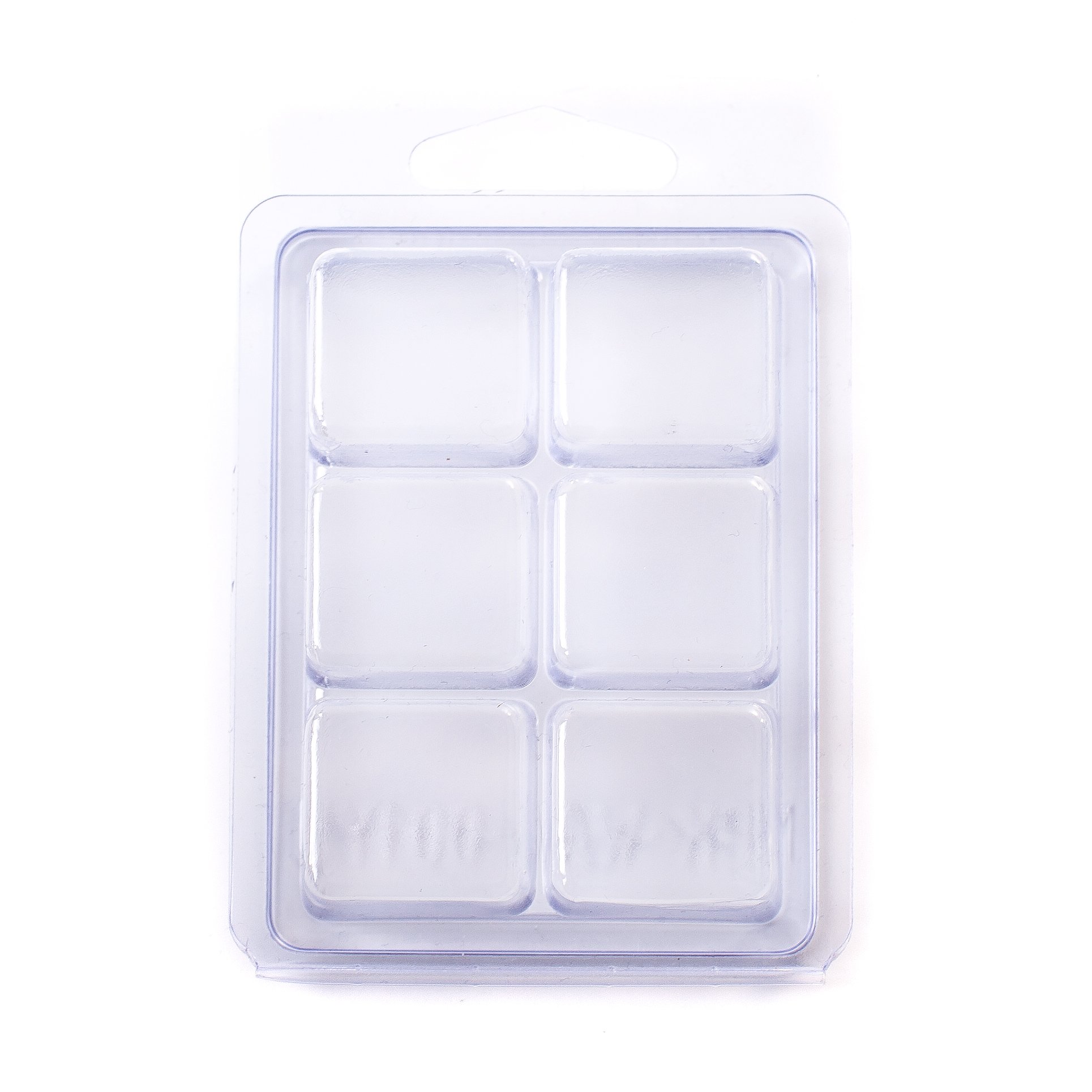 World Of Moulds | 6 Cavity Wax Tart Clamshell Mould x 10