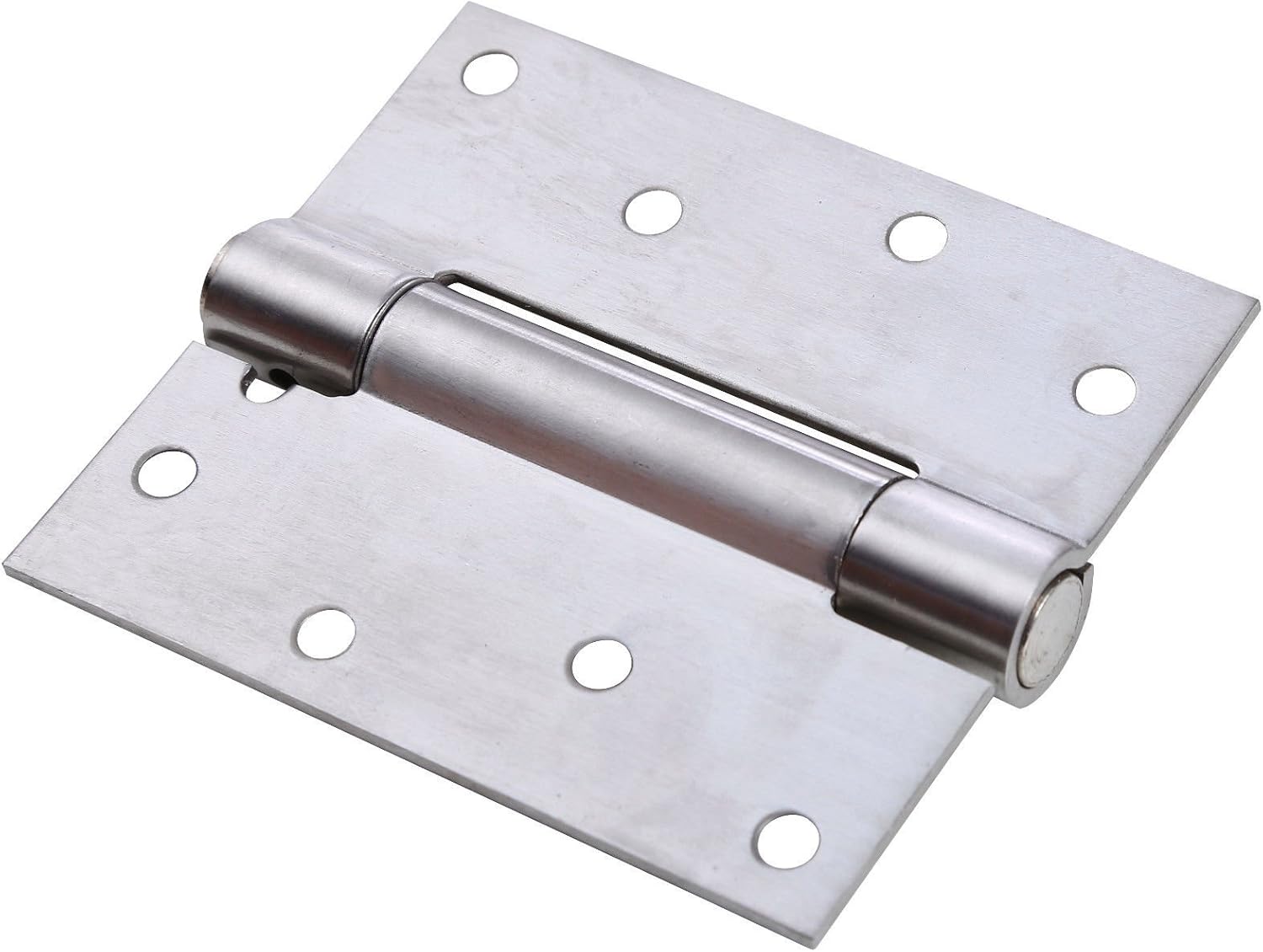 UHPPOTE 4 inch Stainless Steel Single Spring Door Hinge Automatically Closed Comfortable (Pack of 1 Pair) - Image 4