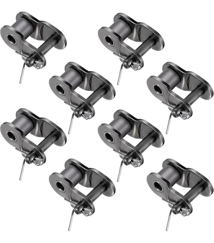 5 Pezzi Connettori Per Catena Roller 3/8 Pitch - Acciaio Carbonio Per Catena 06B, Facili Da Installare - Foto 3