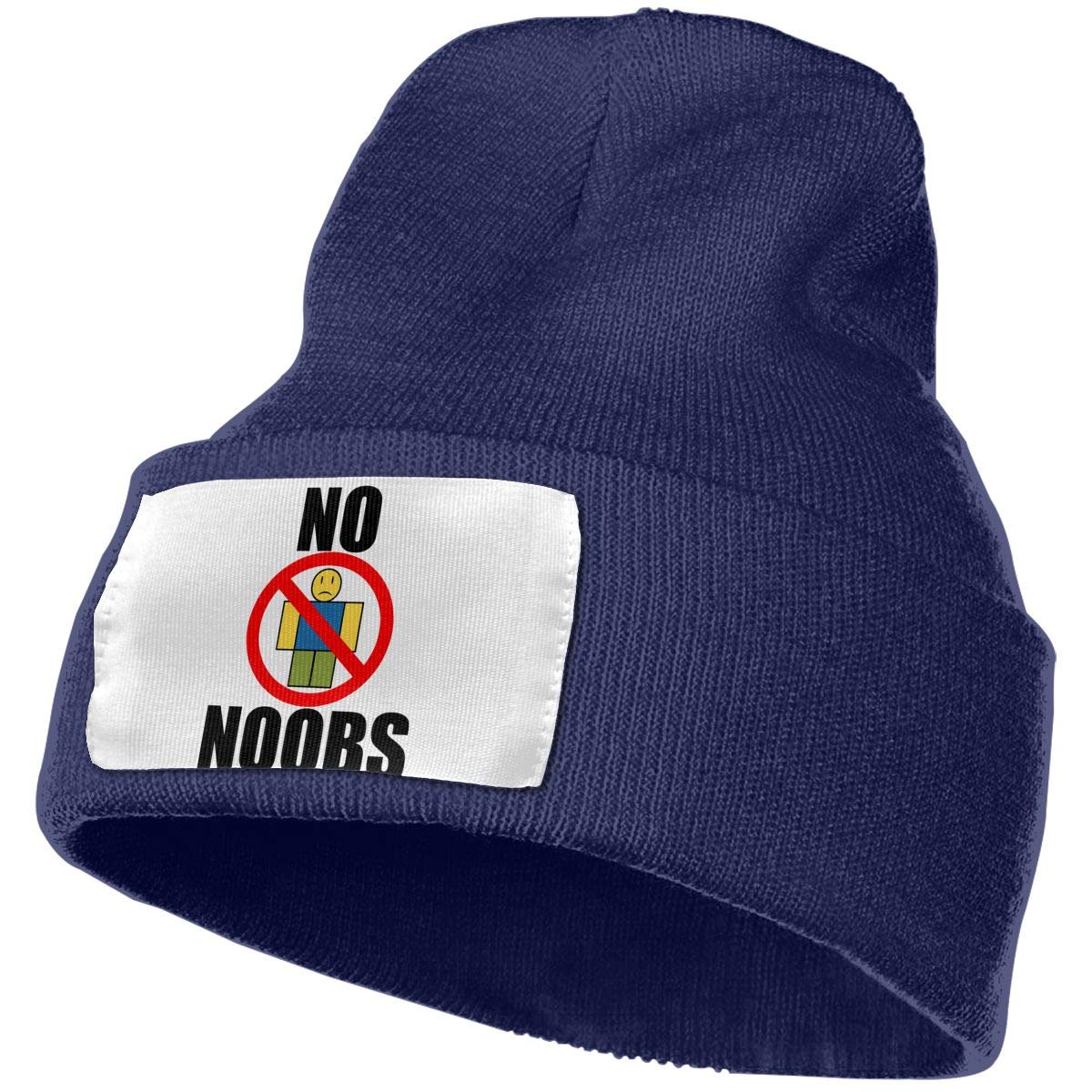 Amazoncom Enghuaquj Roblox No Noobs Knitted Hat Cap - 