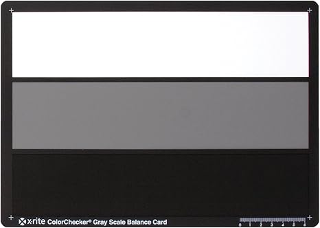 X Rite M50103 Colorchecker Greyscale 3 Step Balance Card Scala Di Grigi Amazon It Informatica