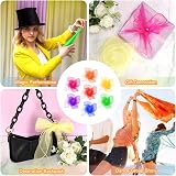 SumDirect Dance Scarves 14 Colors 60x60cm Silk Juggling Square Scarf view 4