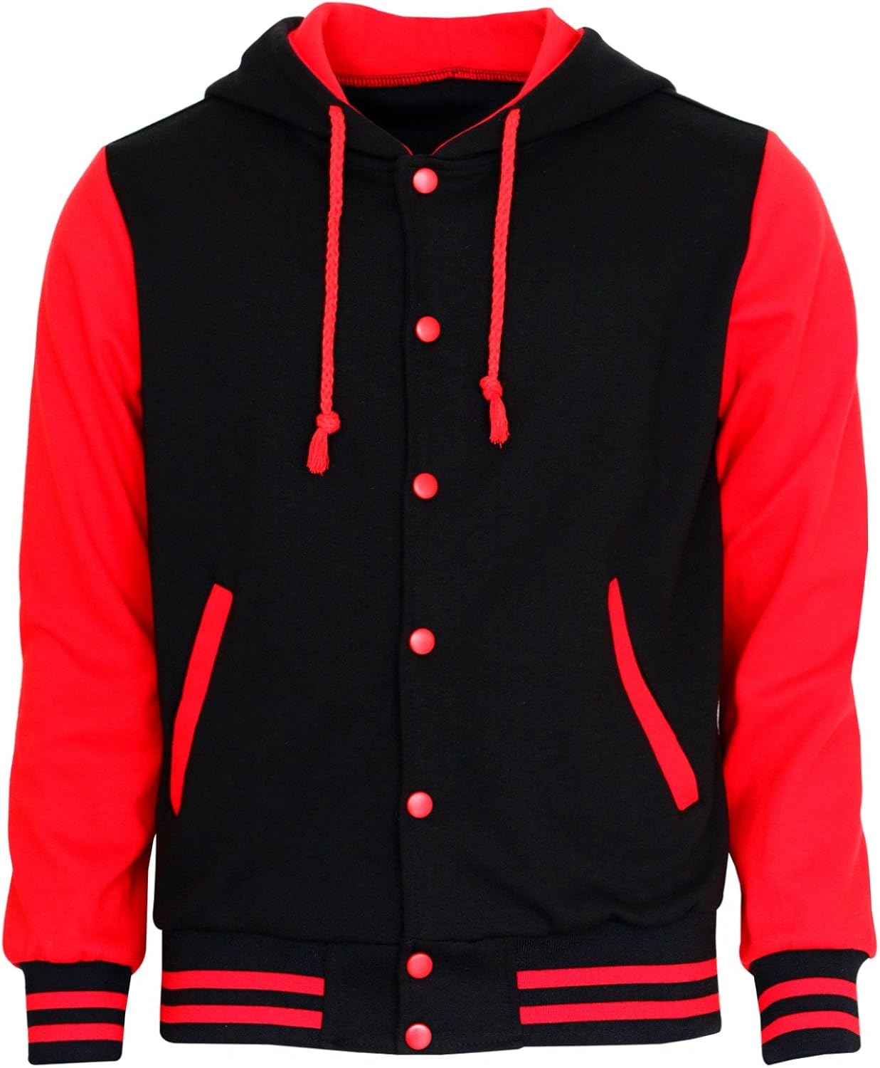 BCPOLO Hoodie Baseball Jacket Varsity Baseball Jacket Cotton Letterman Jacket at  Men’s Clothing store