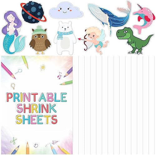 15 A4 Size Printable Shrink Paper for Inkjet Printer Shrink Film