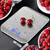 Digital Kitchen Scale, Highly Accurate 5000g/11lb x 0.1oz, Food Scale for Cooking, Baking and Weight Loss, Kitchen Scale with