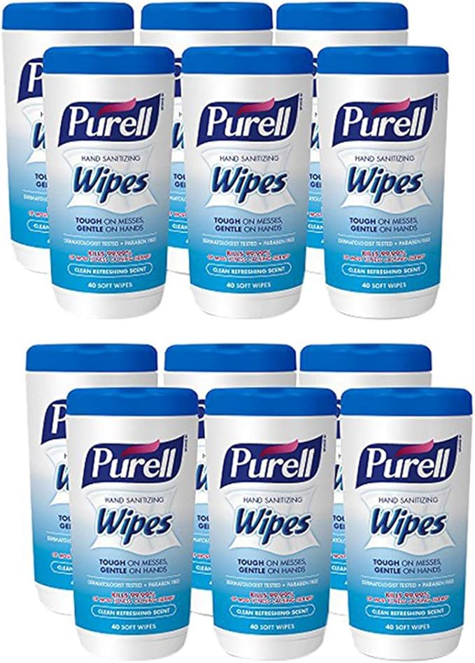 Hand Sanitizing Wipes, Clean Refreshing Scent, 40 Count Non