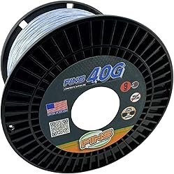 FINS 40G Super Round Braided Fishing Line USA Made