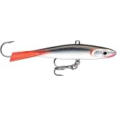 Rapala Jigging Shadow Rap Jigging Lure, Ice Fishing Jig, Walleye Pike and Perch Fishing Lure, Vertical Jig, 2-3/4", Silver