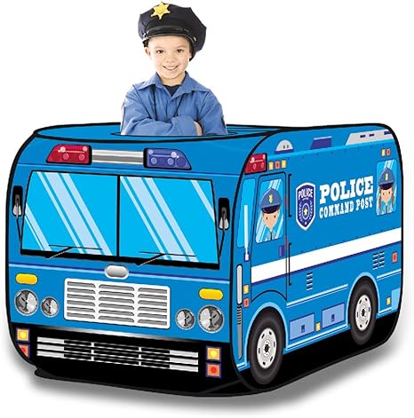 kids play police car
