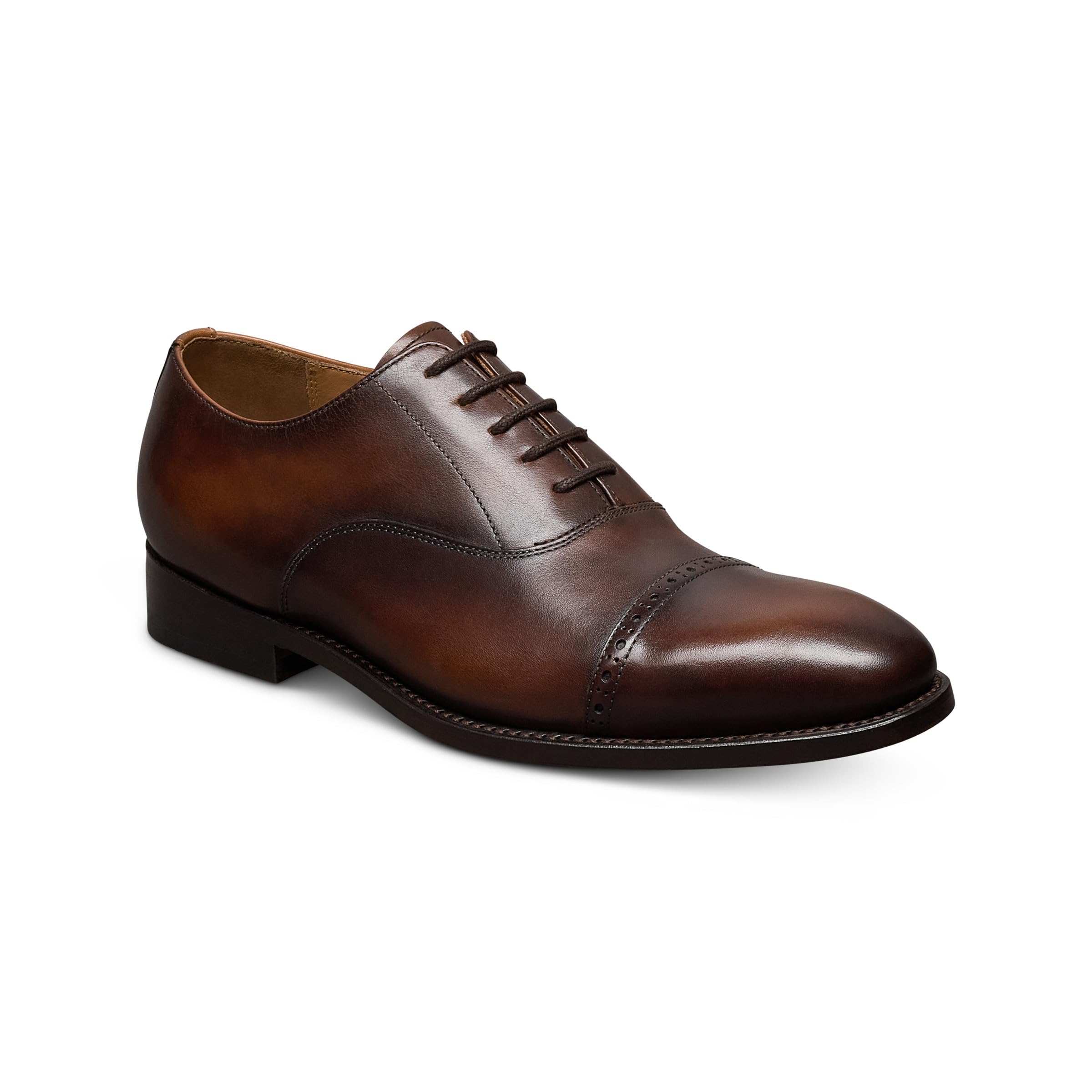 Allen Edmonds Men’s Brady Oxford Cognac Museum Leather 13 D