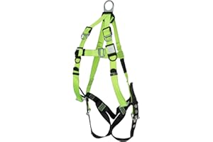 PeakWorks Contractor Series Safety Harness - Full Body Safety Harness - CSA & ANSI Compliant Fall Protection