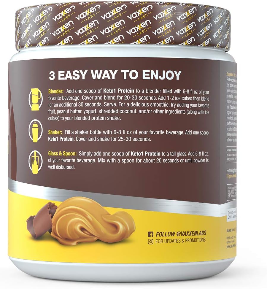 Vaxxen Labs Keto Whey Protein Powder Blend (Chocolate Peanut Butter